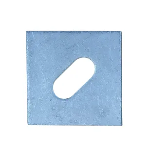 3" x 3" Slotted Square Plate Washer (Galvanized) - 5/8" Anchor Bolt Diameter