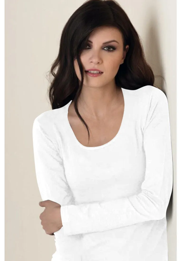 BELLISSIMA Xtra Cotton Scoop Neck L/S BASICS