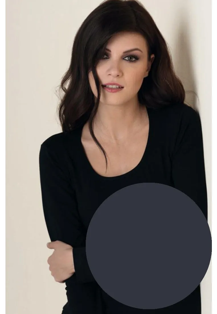 BELLISSIMA Xtra Cotton Scoop Neck L/S BASICS