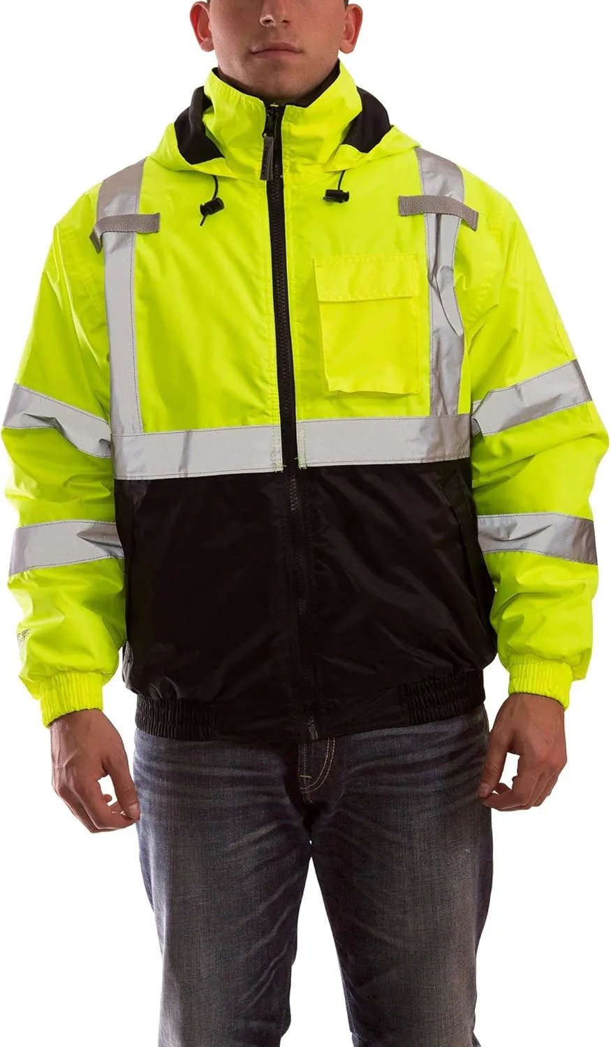 Bomber Ii High Visibility Waterproof Jacket, Yellow, L