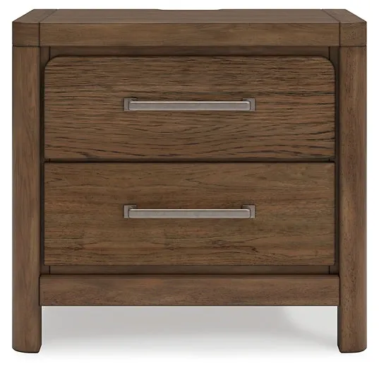 Cabalynn Queen Upholstered Bed with Mirrored Dresser and 2 Nightstands