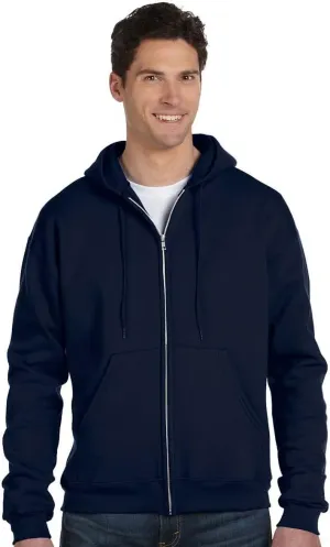 Champion Adult Eco Full-Zip Hooded Fleece, X-Large, Navy