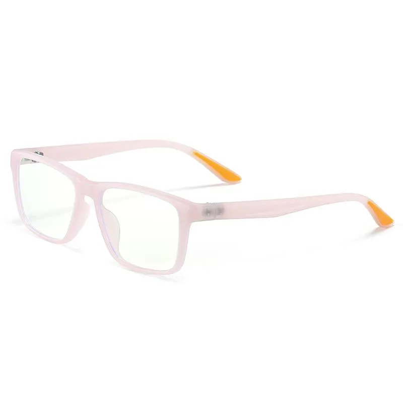 Cherub - (Age 7-12)Children Blue Light Blocking Computer Reading Gaming Glasses - Matte Transparent Pink