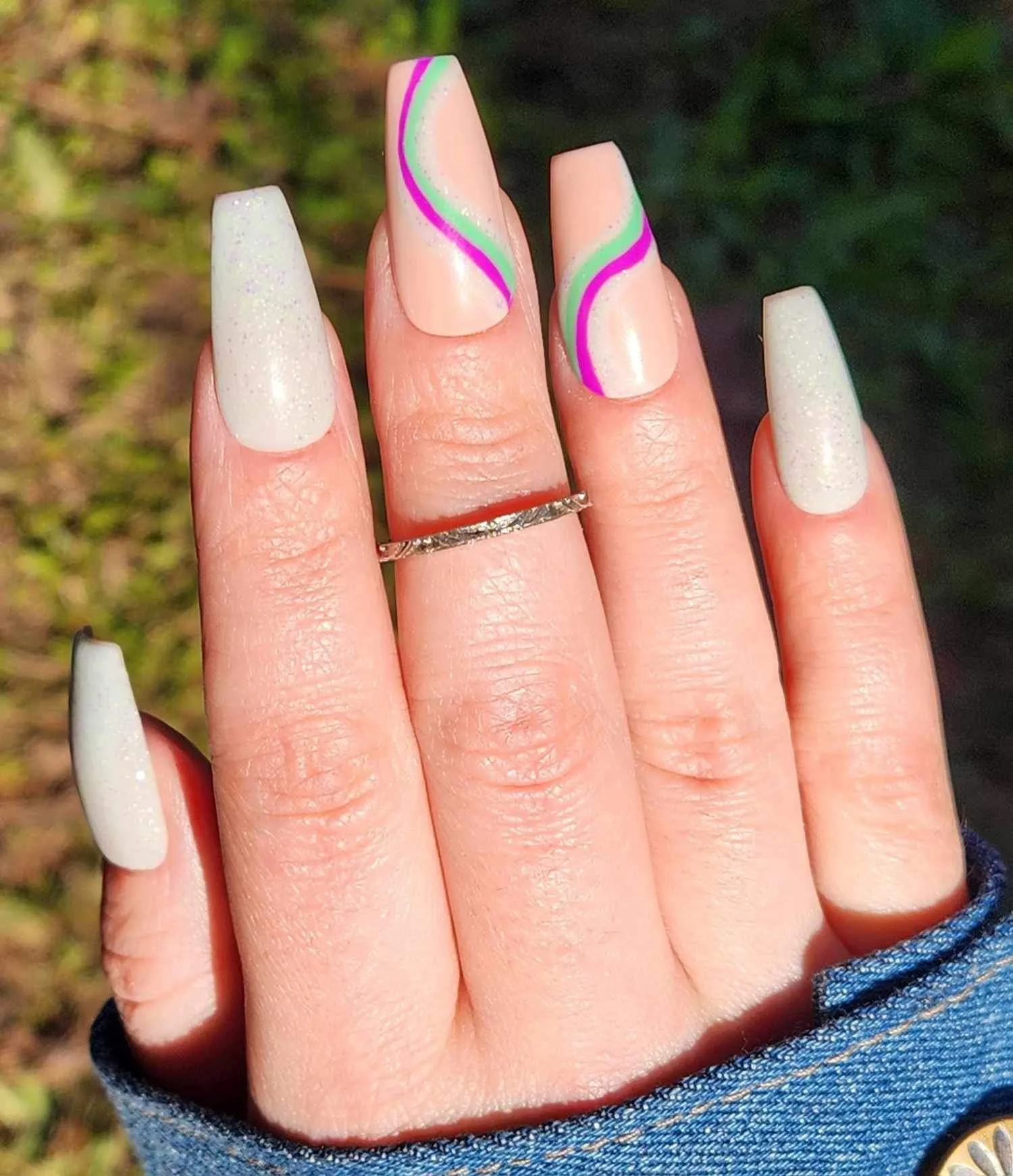 Chick Magent-Glitter Gel Polish