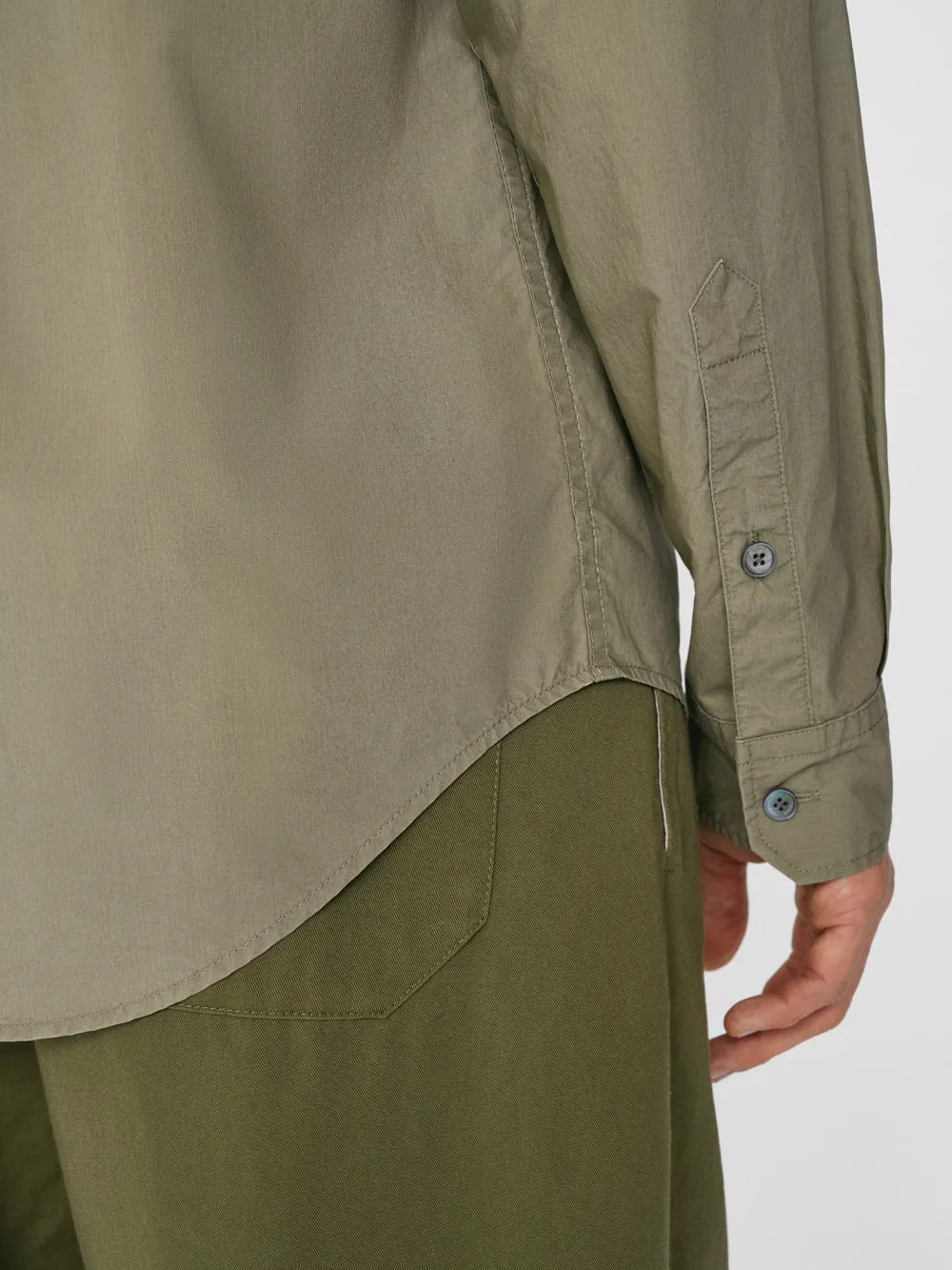 Classic Poplin Shirt -- Old Green