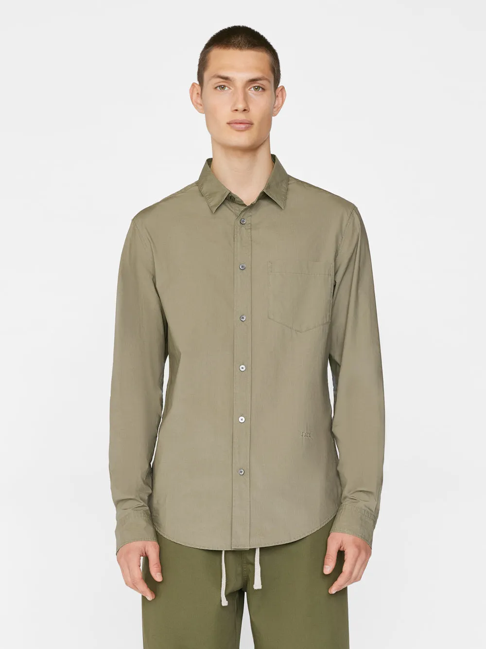 Classic Poplin Shirt -- Old Green