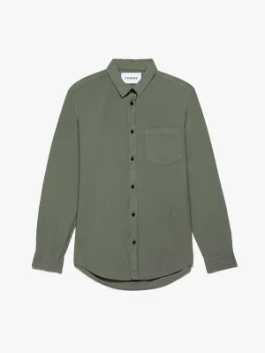 Classic Poplin Shirt -- Old Green