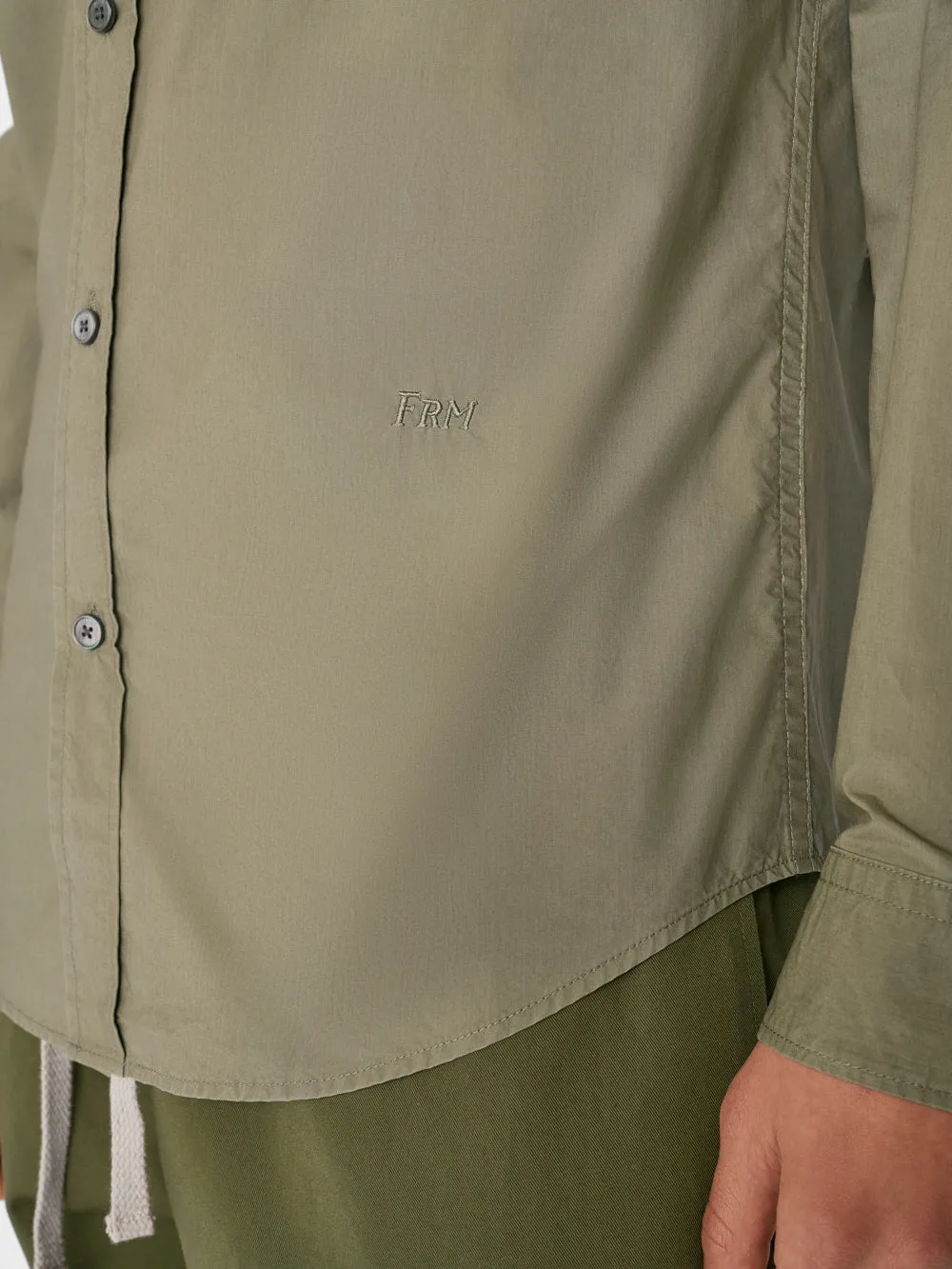 Classic Poplin Shirt -- Old Green
