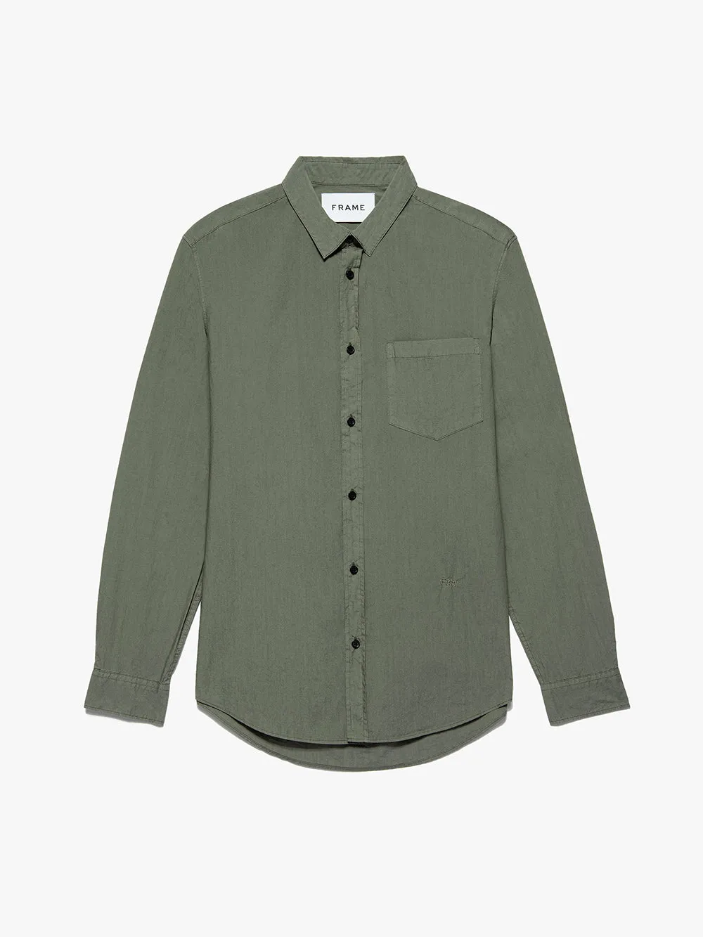 Classic Poplin Shirt -- Old Green