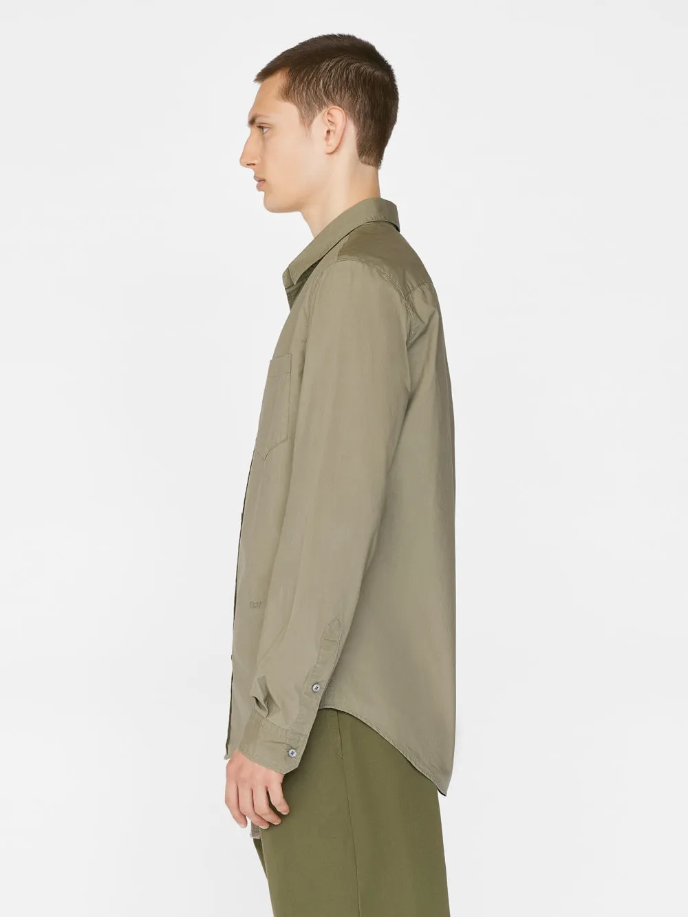 Classic Poplin Shirt -- Old Green