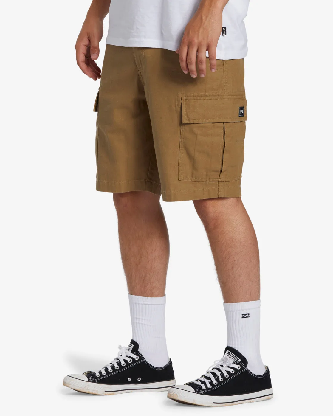 Combat Cargo Shorts - Light Khaki