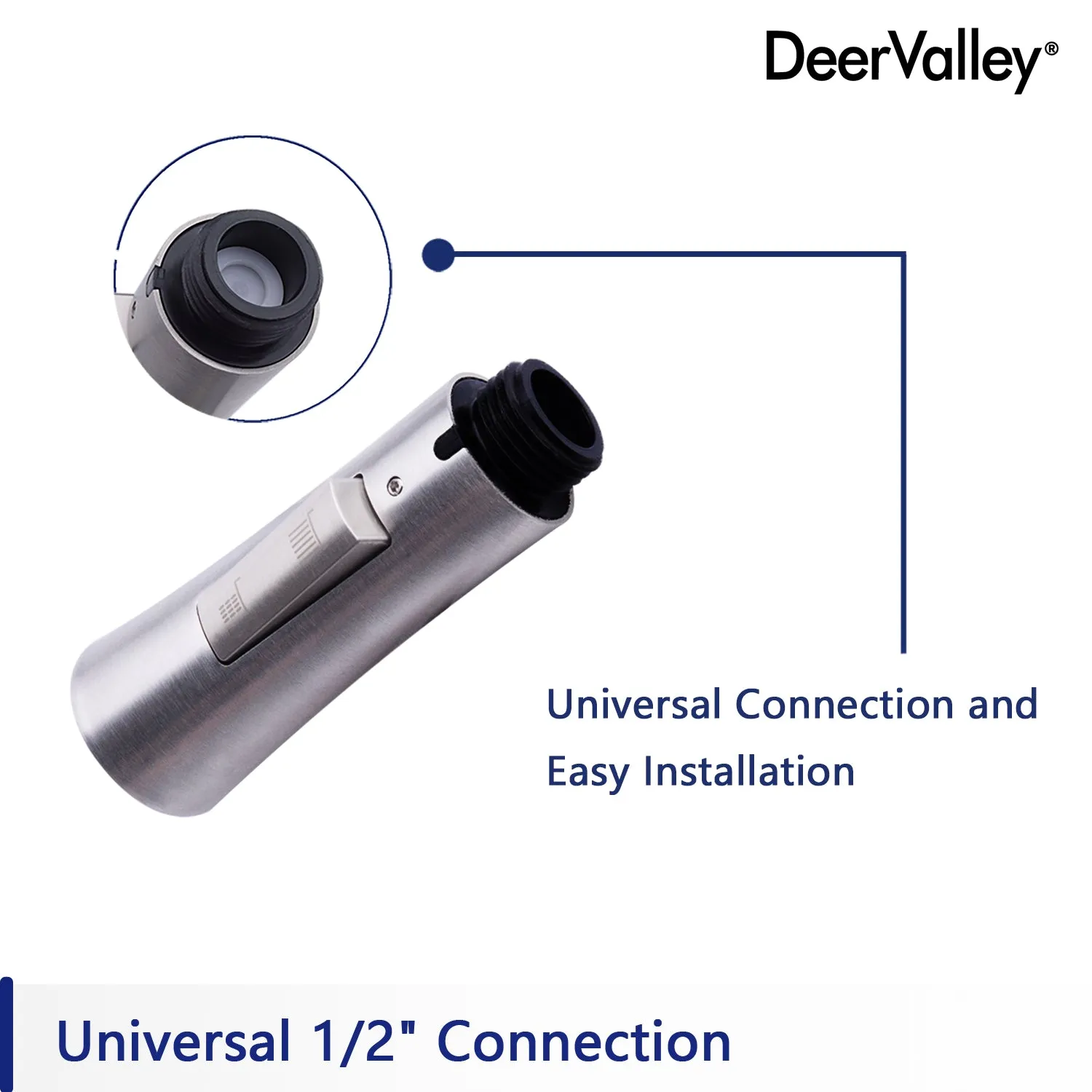 DeerValley DV-J291SP01 Gleam Dual Functional Kitchen Faucet Sprayer