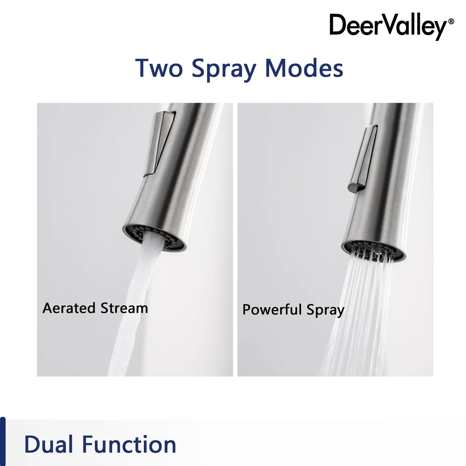DeerValley DV-J291SP01 Gleam Dual Functional Kitchen Faucet Sprayer