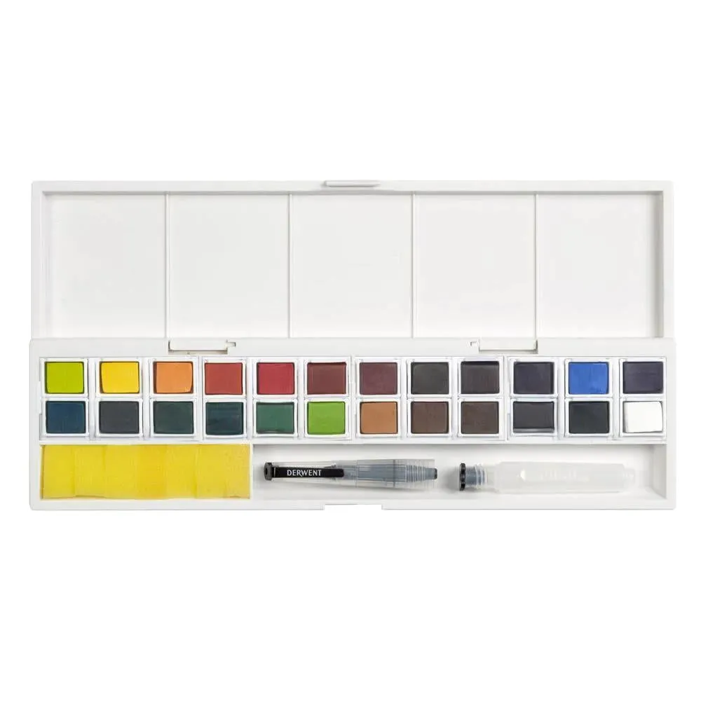 Derwent Inktense Paint 24 Pan Palette
