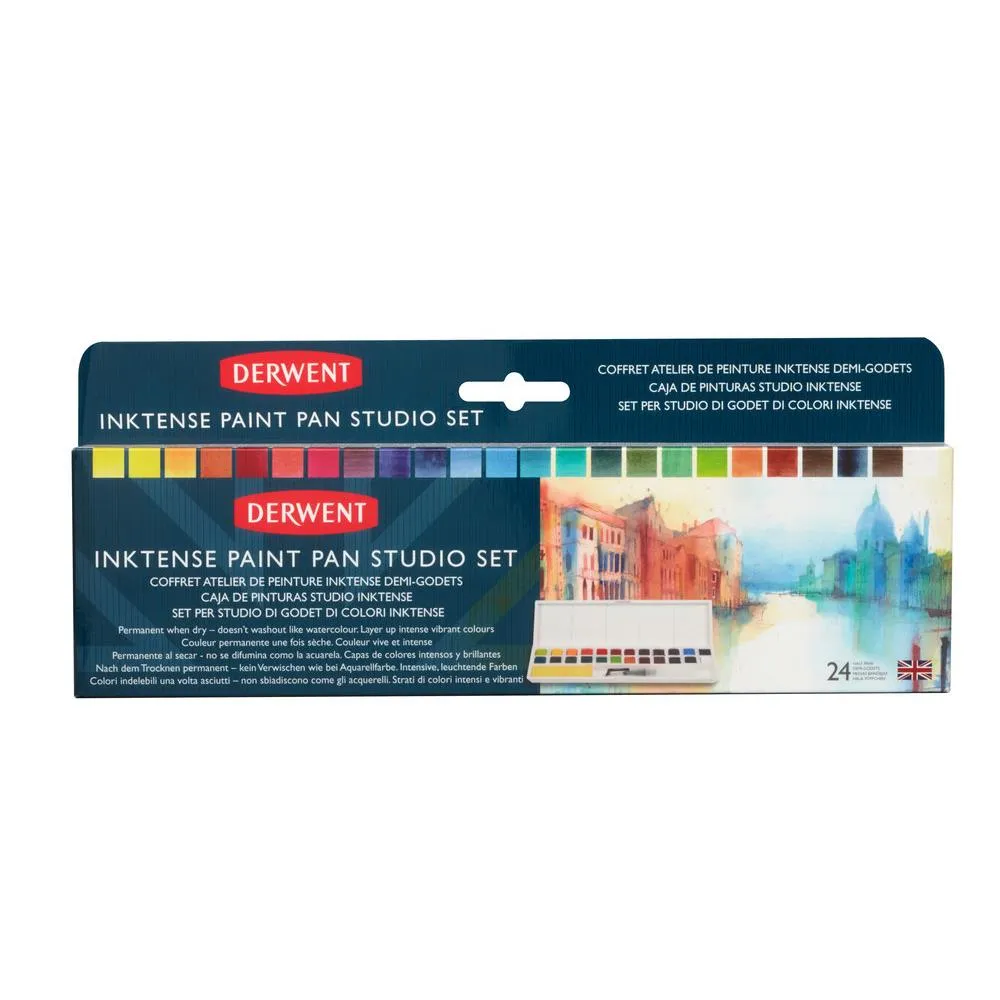 Derwent Inktense Paint 24 Pan Palette