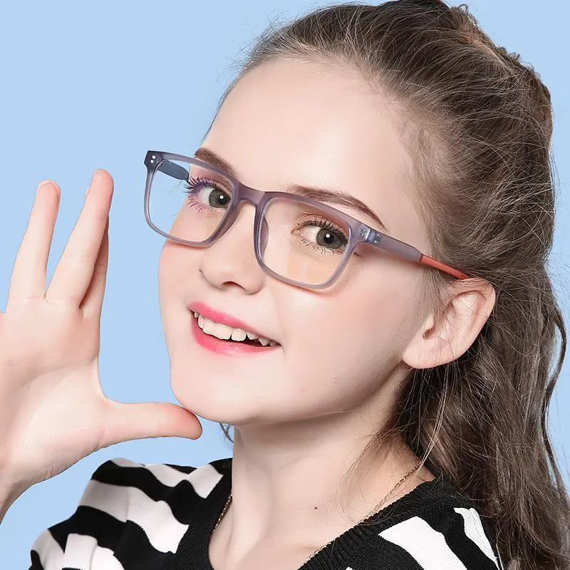 Elves - (Age 7-12)Children Blue Light Blocking Computer Reading Gaming Glasses-Matte Black