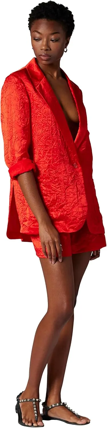 Equipment Women's Eliette Blazer in Fiery Red