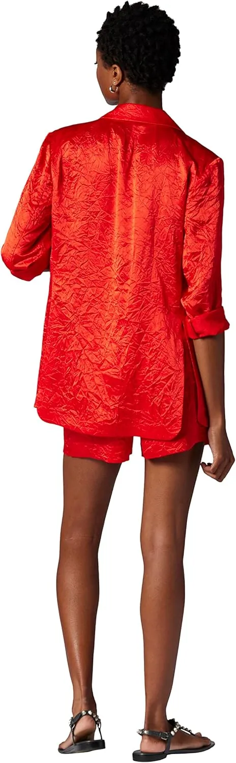 Equipment Women's Eliette Blazer in Fiery Red