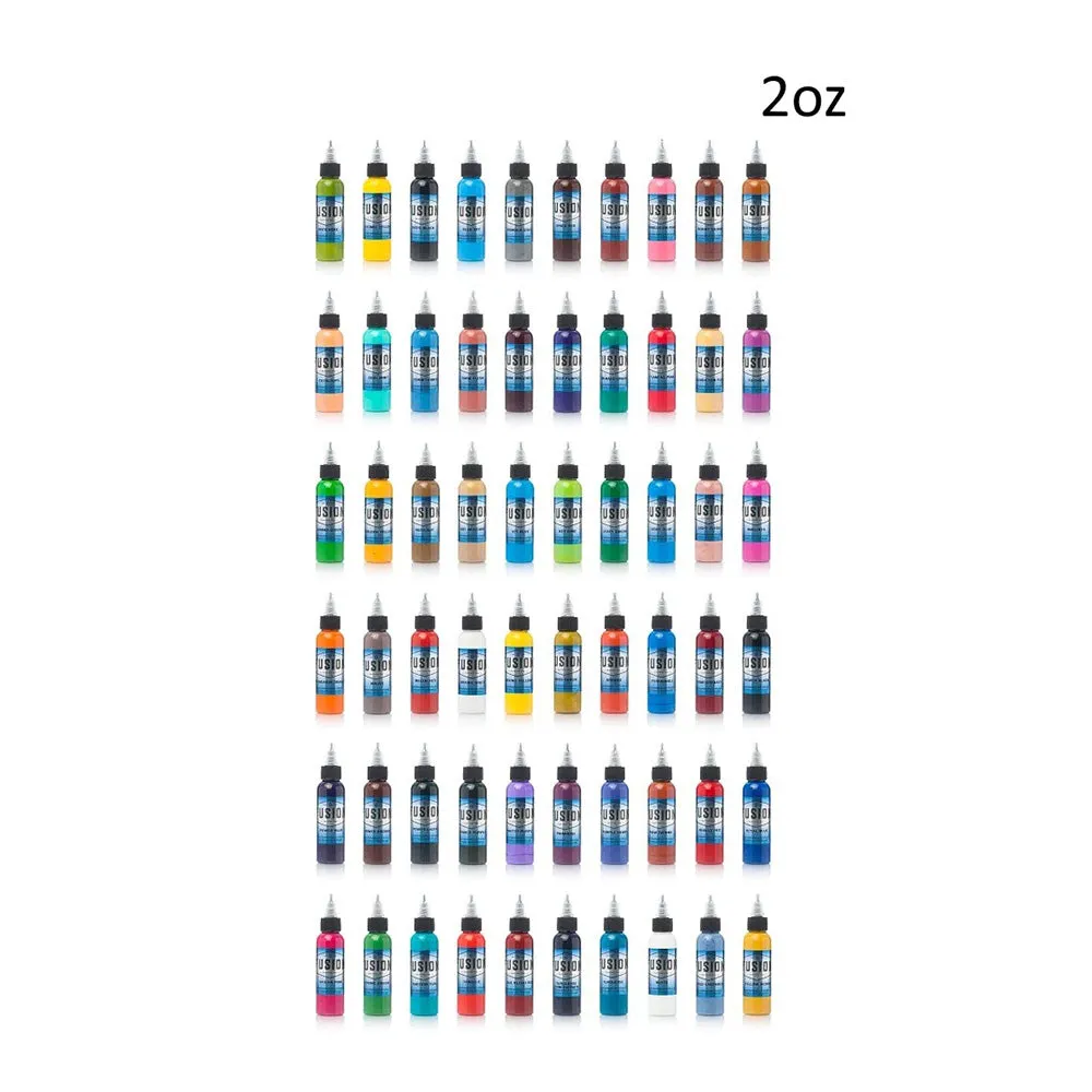 Fusion 60-Color Full Set — Fusion Tattoo Ink — Pick Size