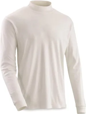 Guide Gear Mock Turtleneck Long-Sleeve Tee; Shirt for Working, Hunting or Casual Wear for Men