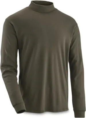 Guide Gear Mock Turtleneck Long-Sleeve Tee; Shirt for Working, Hunting or Casual Wear for Men