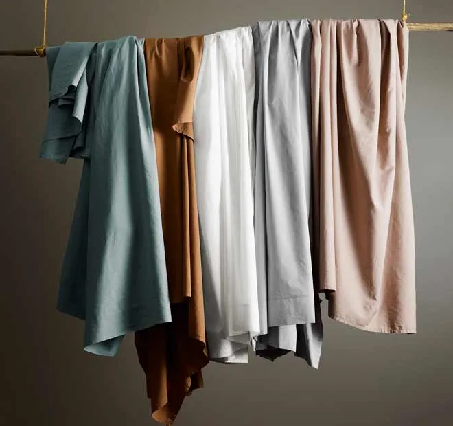 Halo Organic Cotton Sheet Set Range Rosewater