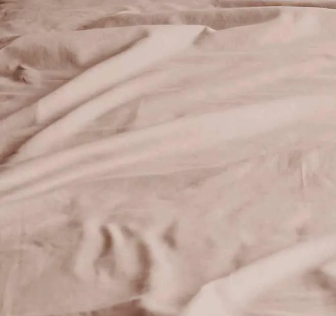 Halo Organic Cotton Sheet Set Range Rosewater