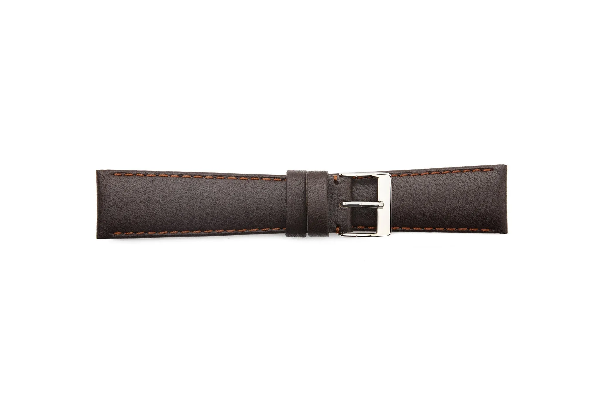 HB1-383L Long Matte Calfskin Padded Watch Strap