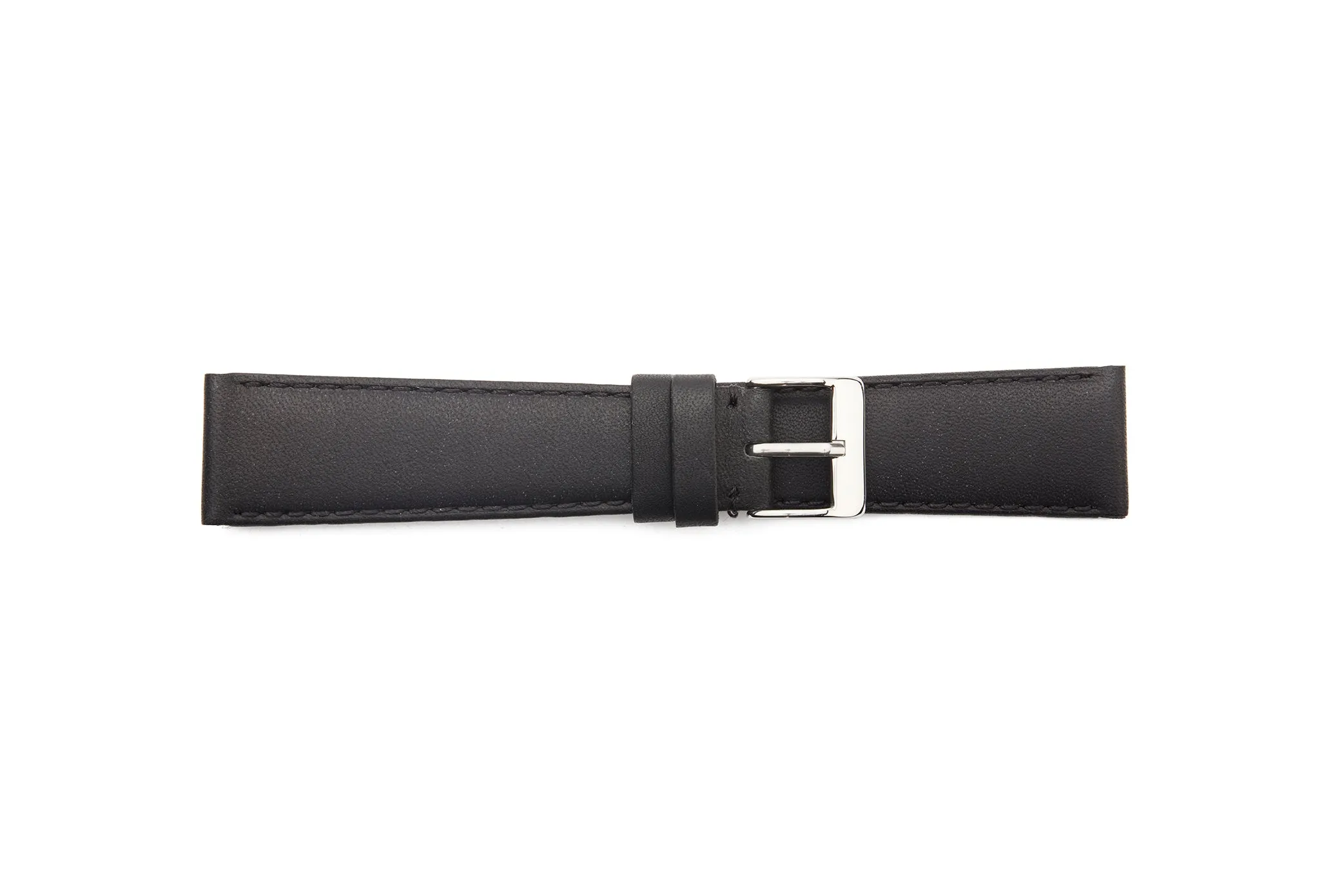 HB1-383L Long Matte Calfskin Padded Watch Strap
