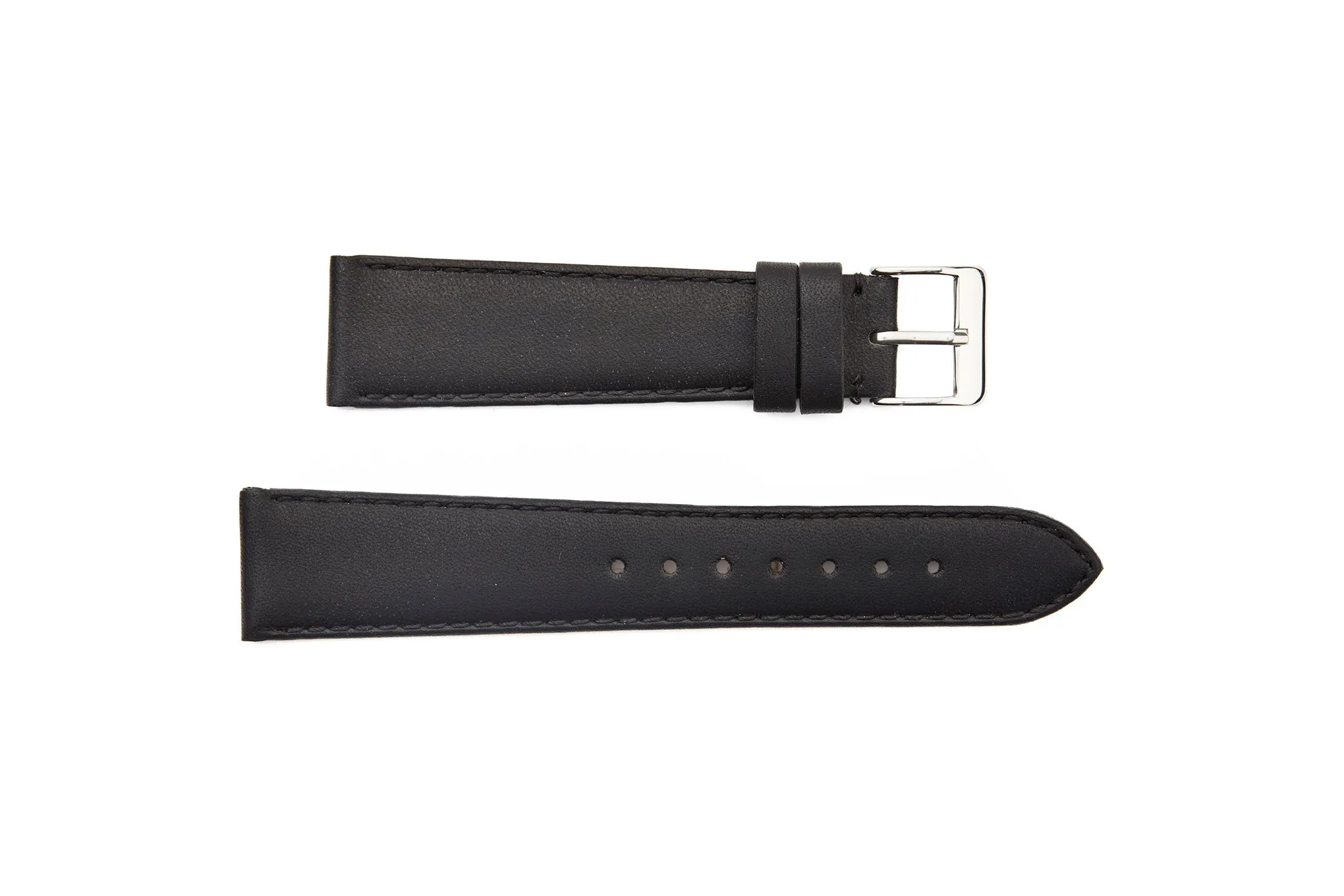 HB1-383L Long Matte Calfskin Padded Watch Strap