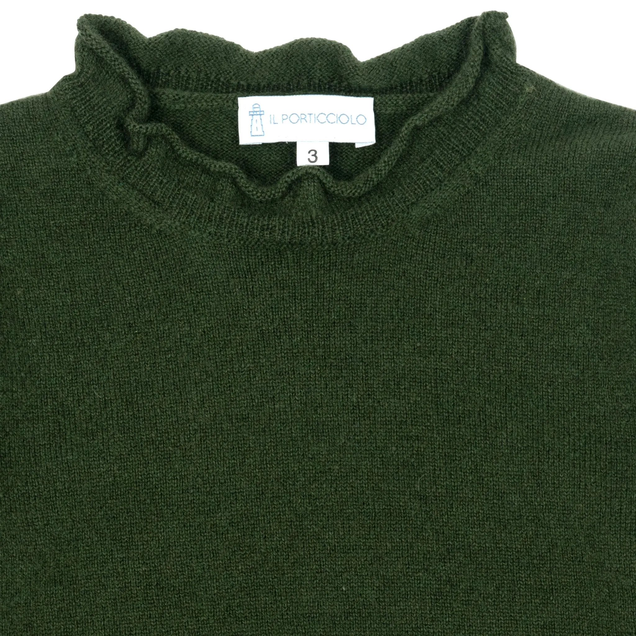 High Neck Jumper - Green
