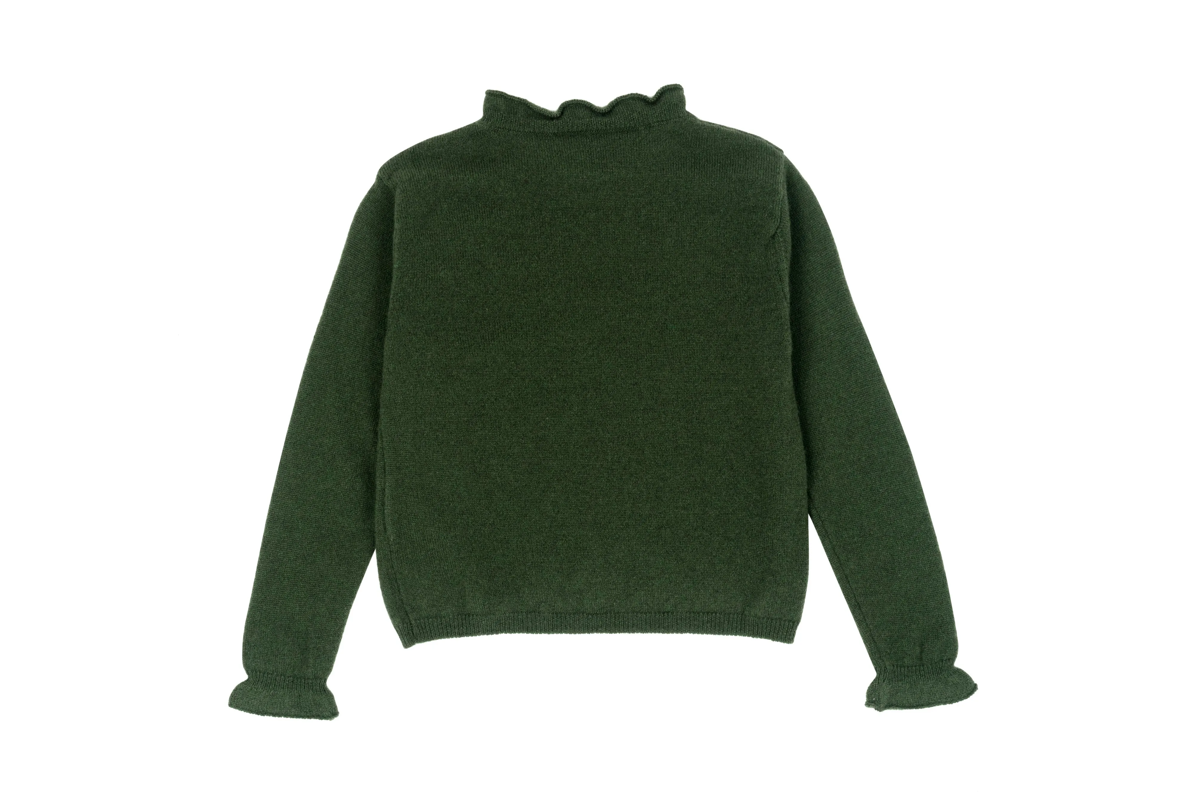 High Neck Jumper - Green