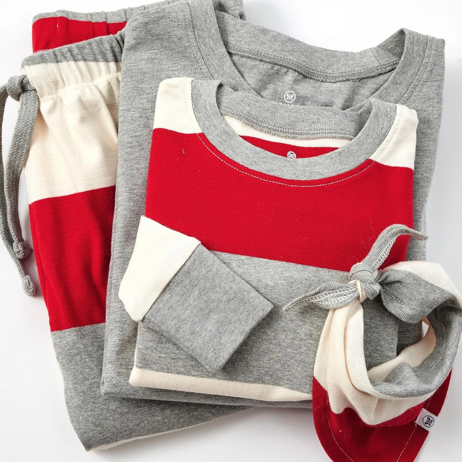 HonestBaby Family Matching Organic Cotton Holiday Pajamas