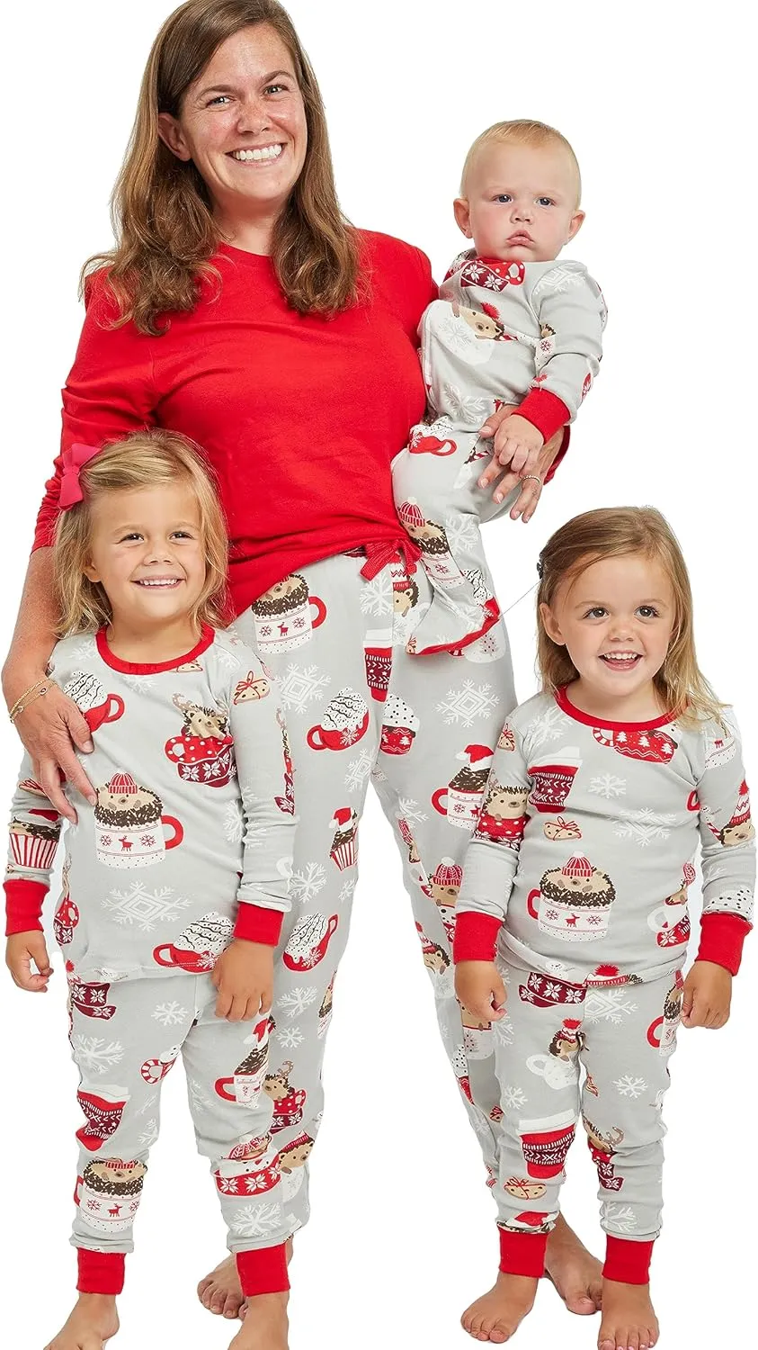 HonestBaby Family Matching Organic Cotton Holiday Pajamas