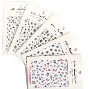 Ink Floral Sticker Set - SAVE 35%