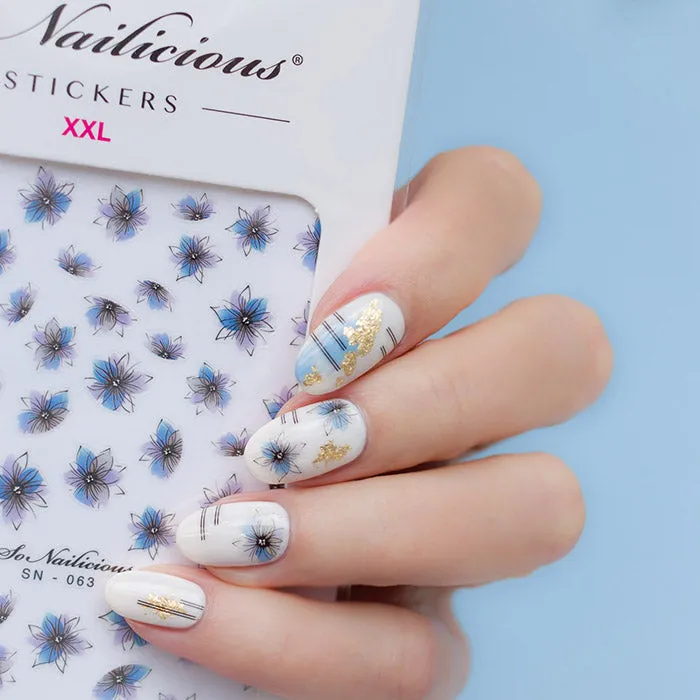 Ink Floral Sticker Set - SAVE 35%
