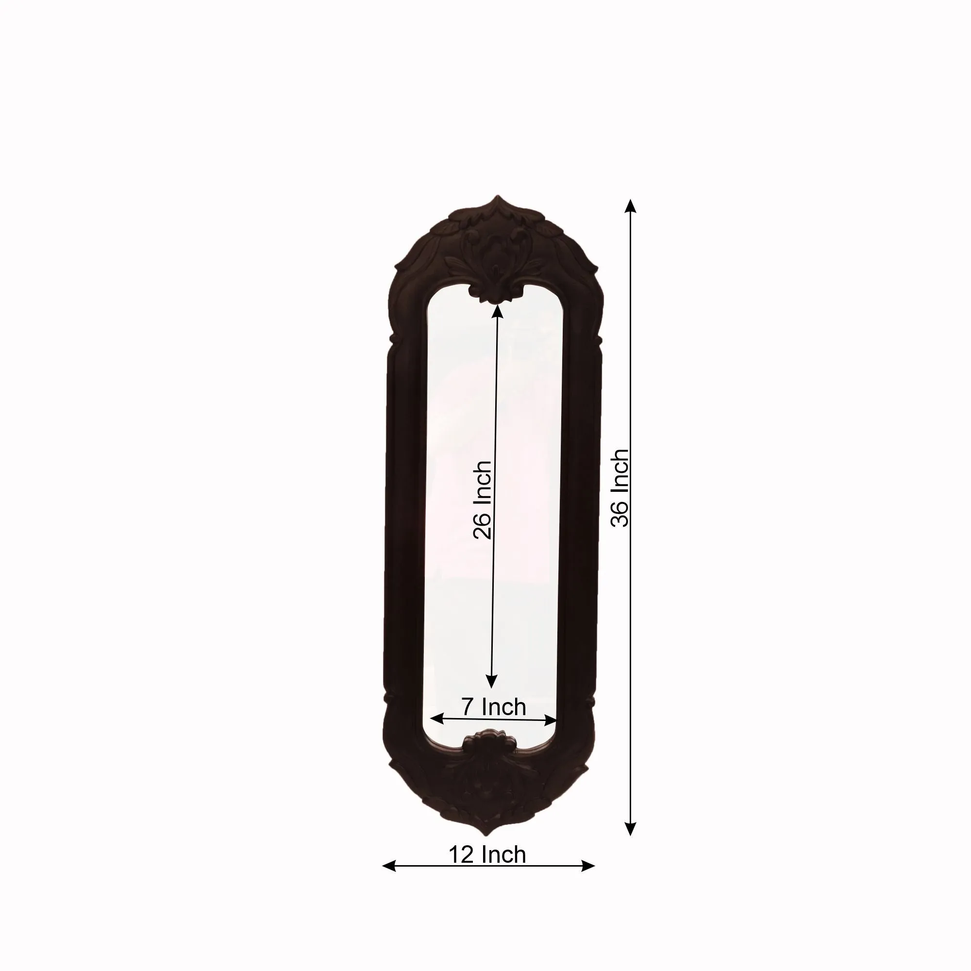 Long Classic Carved Mirror