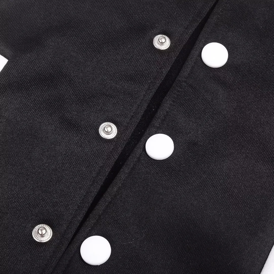 Men's Women's Varsity Baseball Jacket Letterman Bomber Jackets Unisex Casual Streetwear Coats Sport Tops