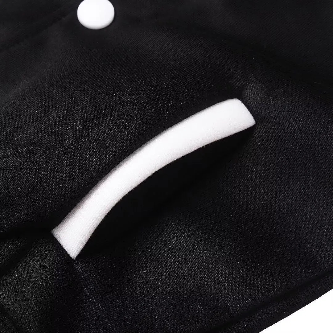 Men's Women's Varsity Baseball Jacket Letterman Bomber Jackets Unisex Casual Streetwear Coats Sport Tops