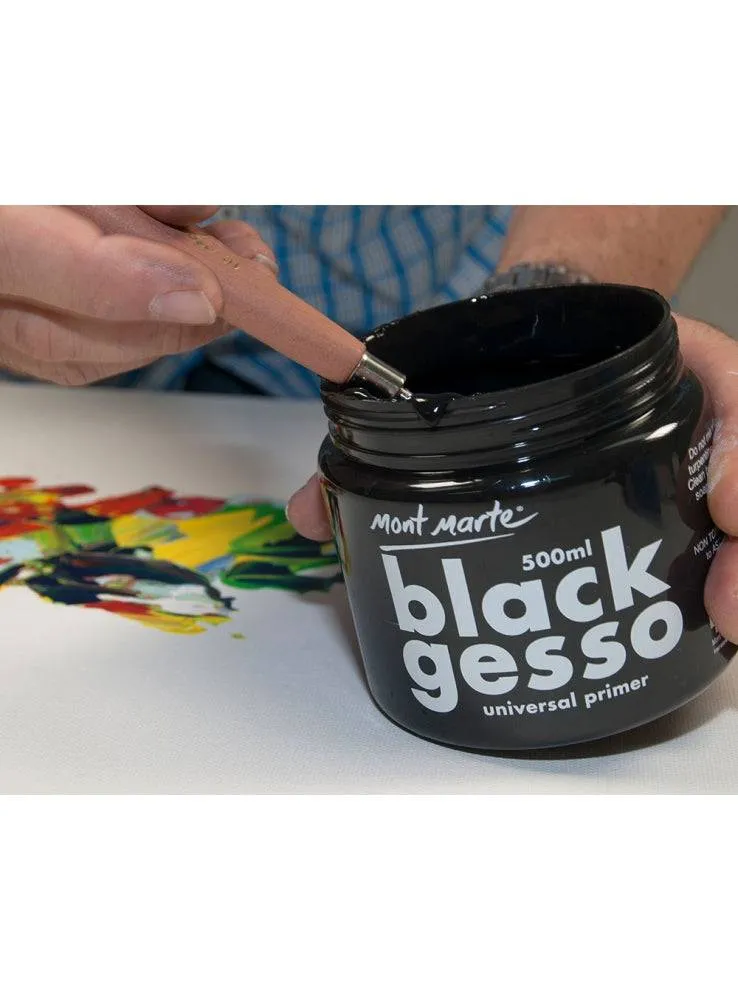 Mont Marte Black Gesso 500ml