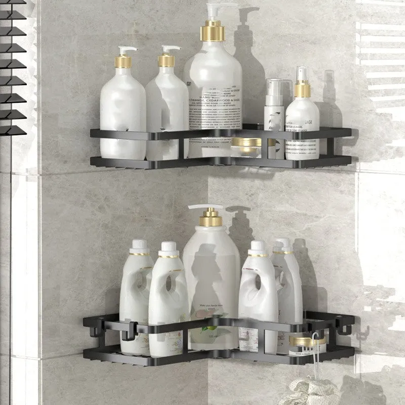 Multi-functional Iron Bathroom Shelf