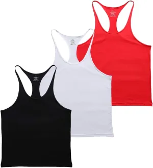 Muscle Alive Blank Bodybuilding Stringer Tank Tops Men Cotton