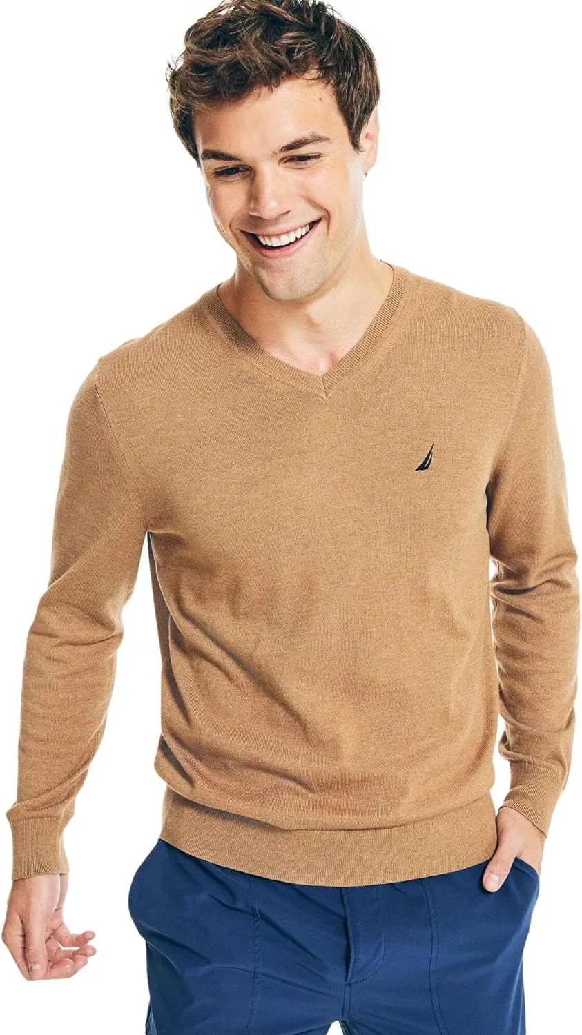 Nautica Men's Classic Fit Navtech Soft V-Neck Sweater