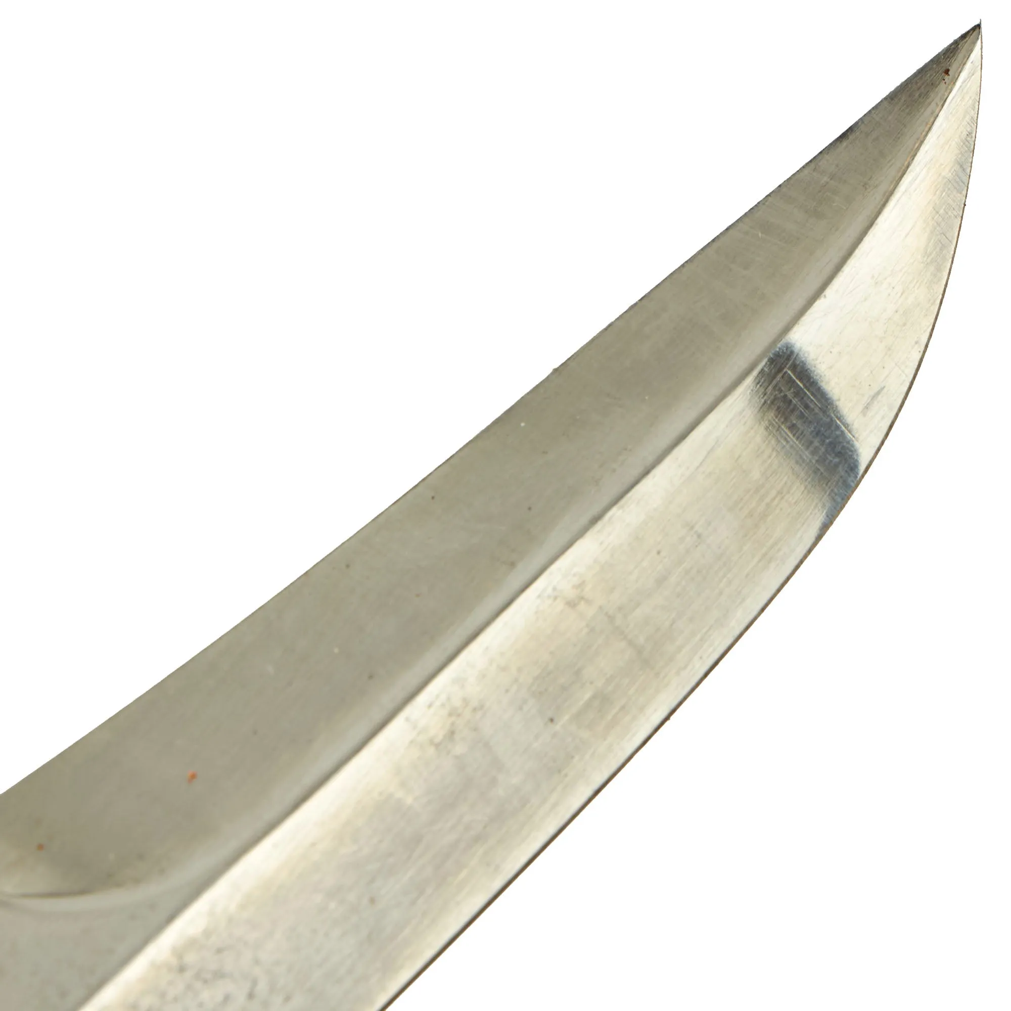 Original U.S. WWII Era Private Purchase M3 Style Fighting Knife by Aerial With Leather Sheath