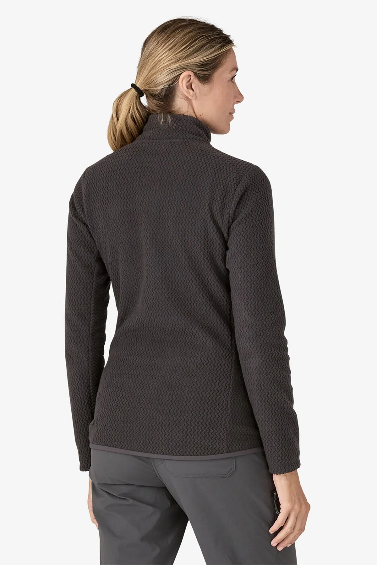 Patagonia Womens R1 Air Custom Half-Zips, Black
