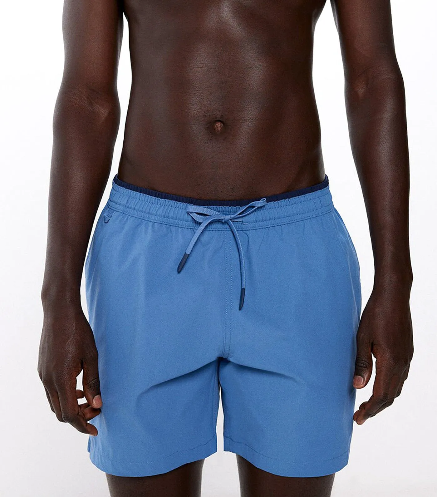 Plain Swim Shorts Light Blue
