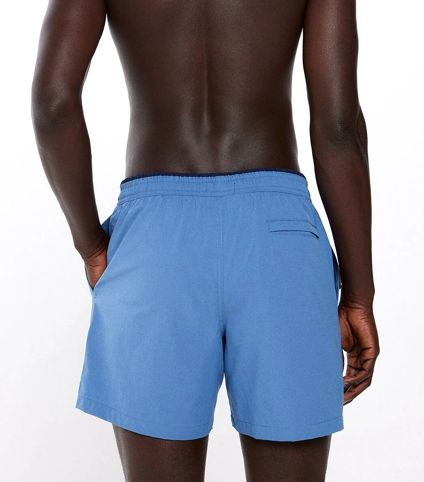 Plain Swim Shorts Light Blue