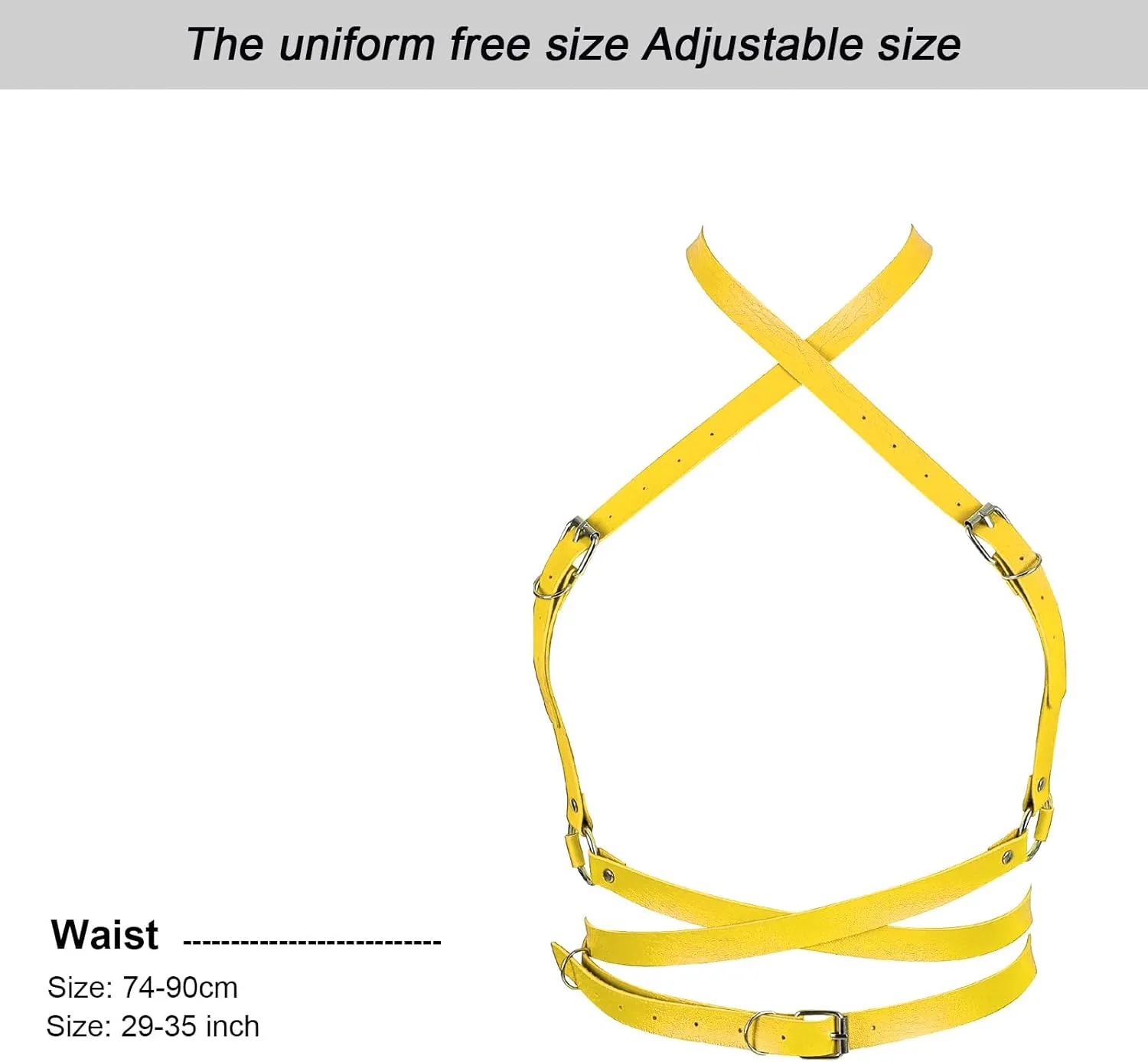 Punk Leather Harness Breast Belts Cross Tops Womens Lingerie Body Fashion Waist Accessories Clothing