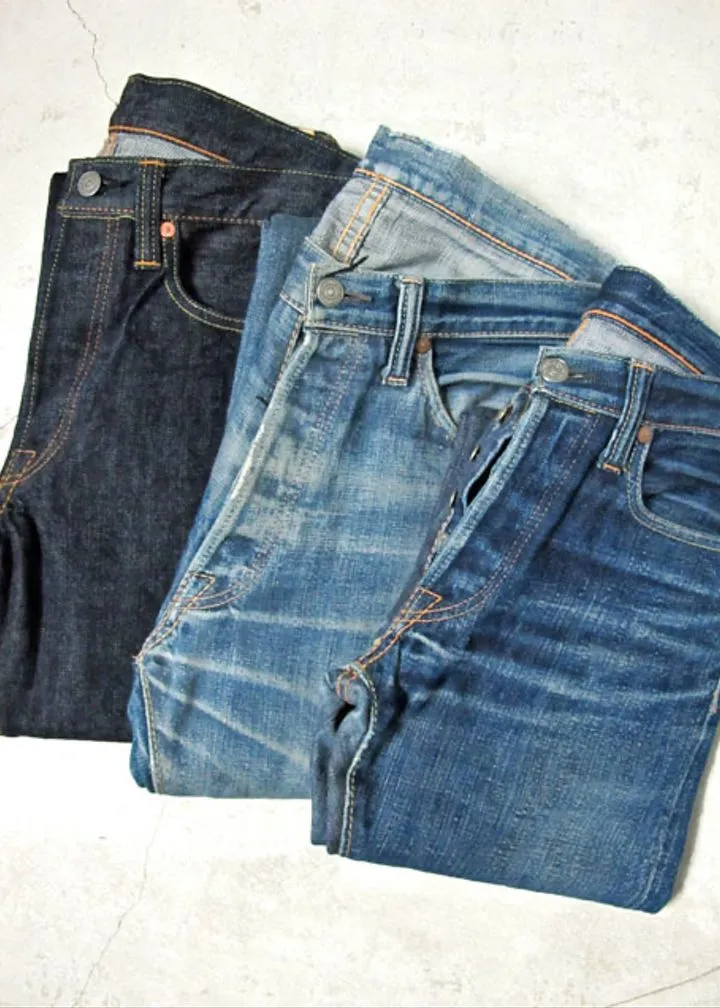 Pure Blue Japan XX-003 14oz Indigo Selvedge Straight Denim