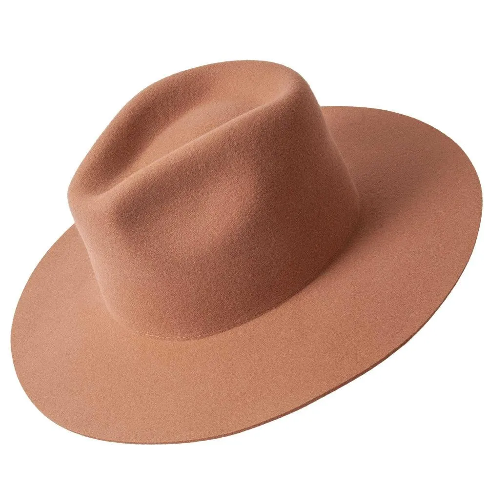 Rancher | Mens Wide Brim Felt Fedora Hat